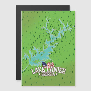 Lake Lanier Georgia Map