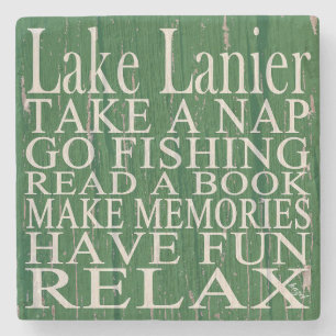 Lake Lanier, Georgia, Quote Coasters Green