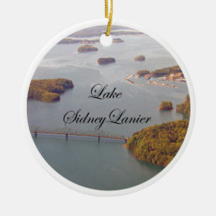 Lake Lanier, Lake Lanier Georgia, Lake Lanier Ceramic Ornament