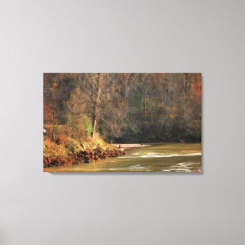 Lake Lanier Oil Painting And Canvas Print Georgia by Sturgils at Zazzle