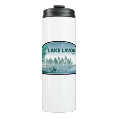 Lake Lavon Texas Deer Thermal Tumbler