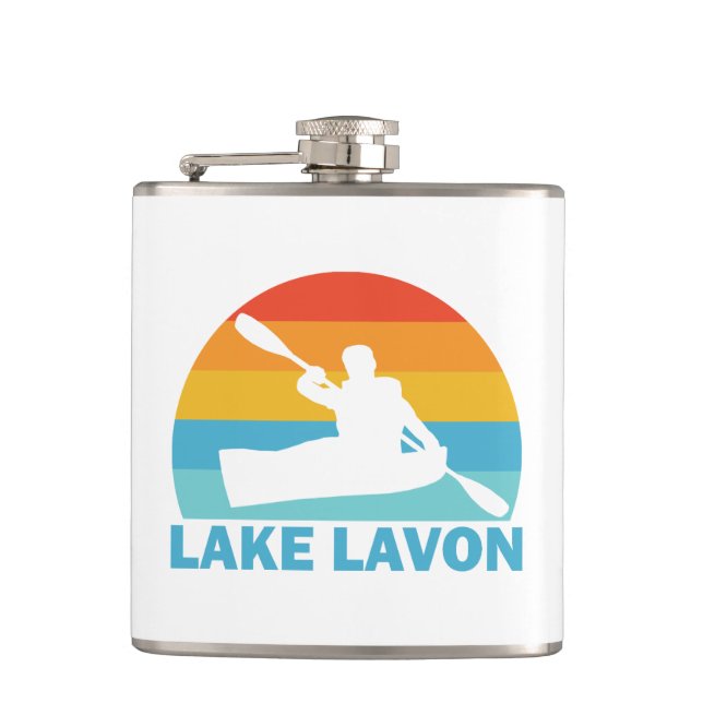 Lake Lavon Texas Kayak Flask (Front)