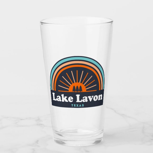 Lake Lavon Texas Rainbow Glass (Front)