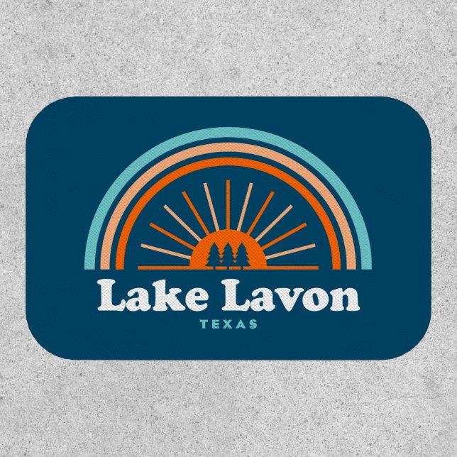 Lake Lavon Texas Rainbow Patch (Front)