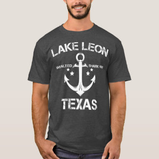 LAKE LEON TEXAS Funny Fishing Camping Summer Gift  T-Shirt