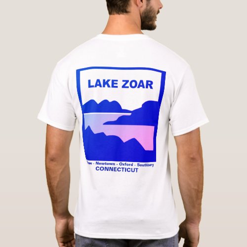 Lake Life Colorful Tee front and back