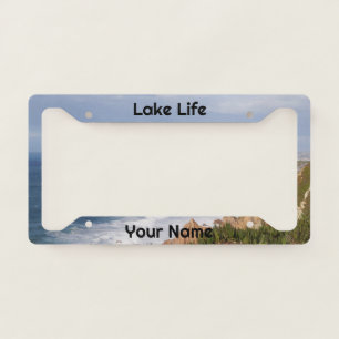 Lake Life Custom Name Monogram License Plate Frame