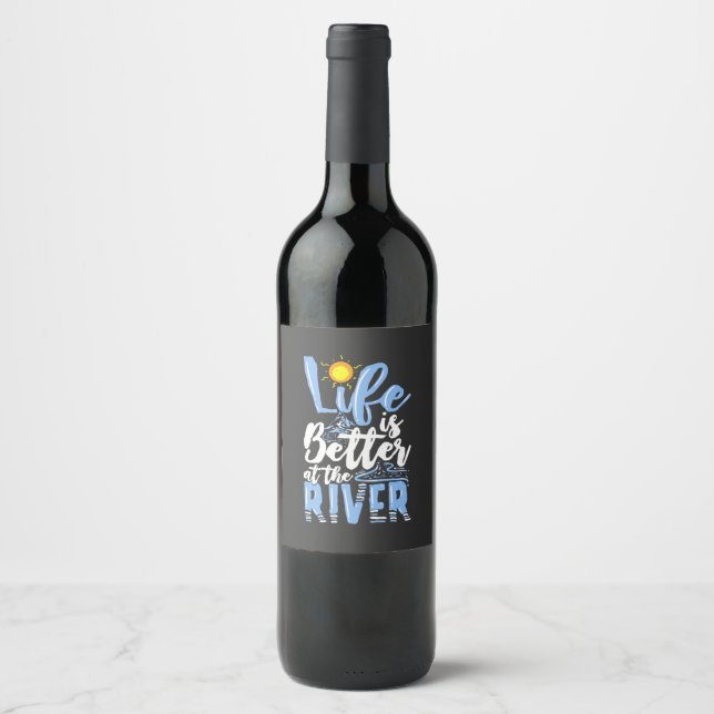 Lake - Life Is Better On The Lake Wine Label (Front)