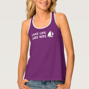 LAKE LIFE, LAKE WIFE TANK TOP