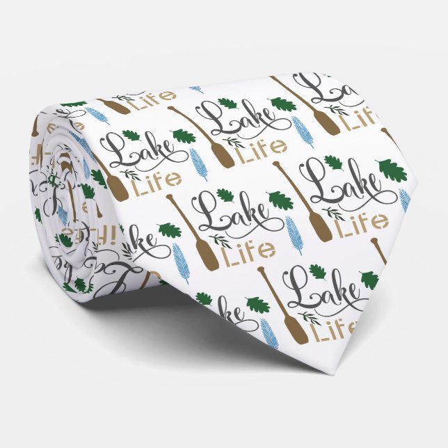 Lake Life Neck Tie (Rolled)
