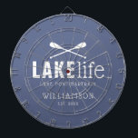 Lake Life Paddles Personalized Dart Board<br><div class="desc">Message me if you need assistance or have any special requests.</div>