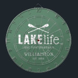 Lake Life Paddles Personalized Dart Board<br><div class="desc">Message me if you need assistance or have any special requests.</div>