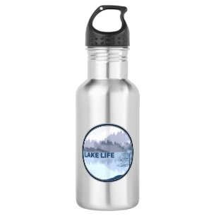 Lake Life Reflection Stainless Steel Water Bottle