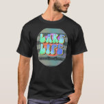 Lake Life Retro Summer Pastel Camping Salty Beache T-Shirt
