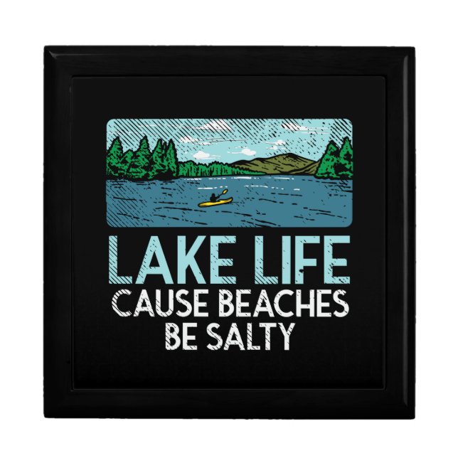 Lake Life Salty Beaches Gift Box (Front)
