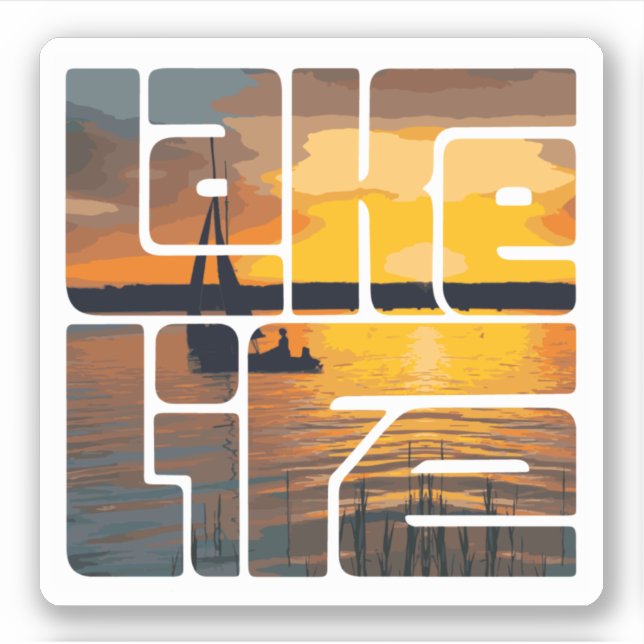 Lake Life Sticker (Front)