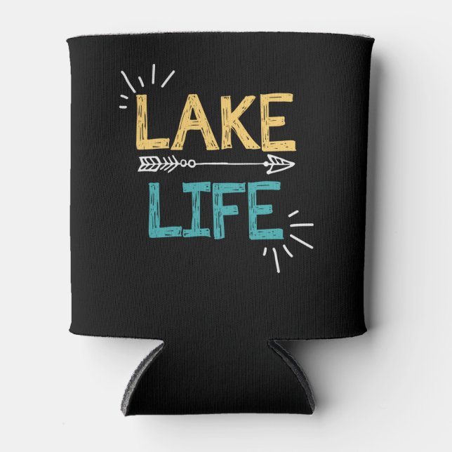 Lake Life Summer Can Cooler (Front)