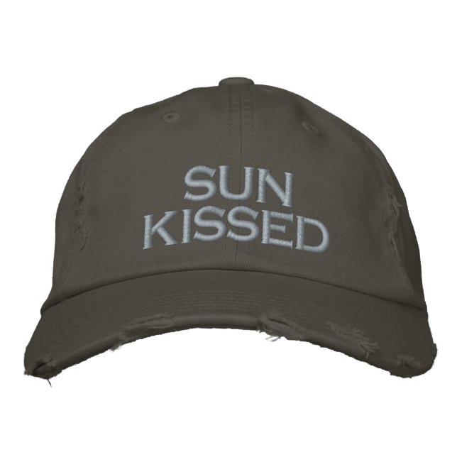 Lake Life SUN KISS Embroidered Baseball Cap (Front)
