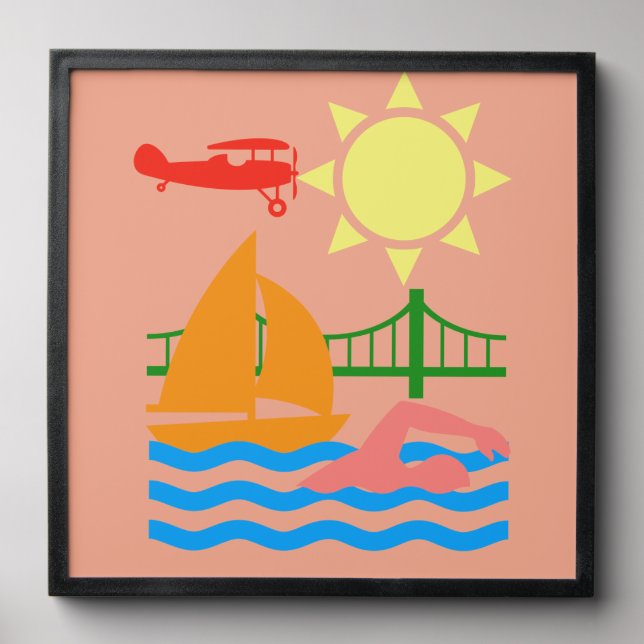 Lake Lifestyle Peel And Stick Photo Tile (Front Set)