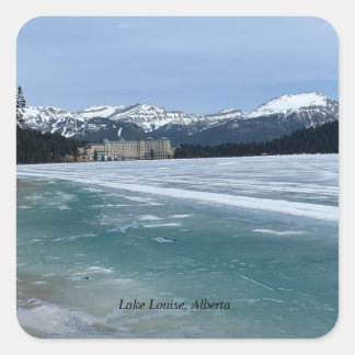 Lake Louise, Alberta Canadian Rockies Square Sticker