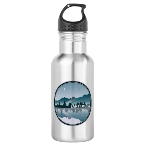 Lake Louise Alberta Reflection Stainless Steel Water Bottle