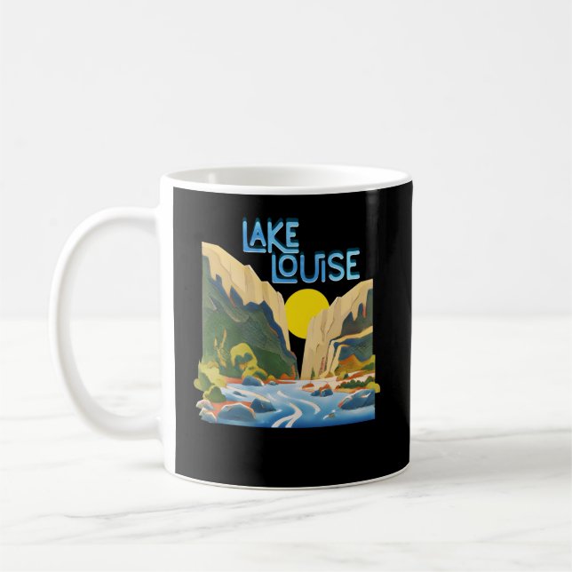 Lake Louise Banff National Park Alberta Canada Coffee Mug (Left)