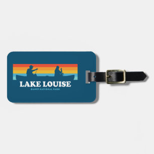 Lake Louise Banff National Park Canoe Luggage Tag