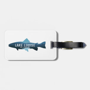 Lake Louise Banff National Park Fish Luggage Tag