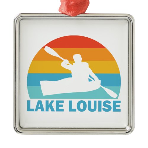 Lake Louise Banff National Park Kayak Metal Ornament