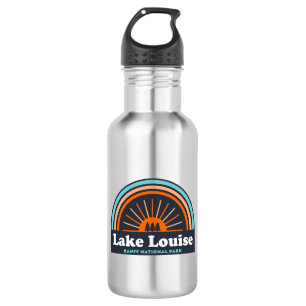 Lake Louise Banff National Park Rainbow Stainless Steel Water Bottle