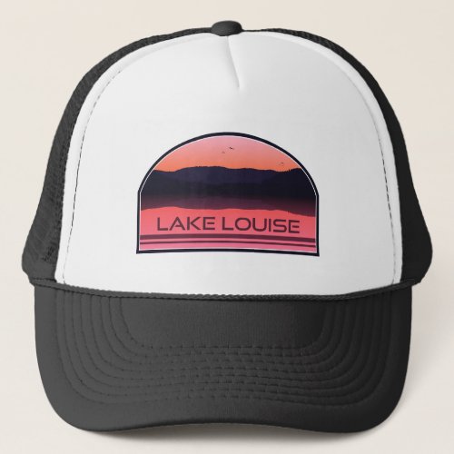 Lake Louise Banff National Park Red Sunrise Trucker Hat