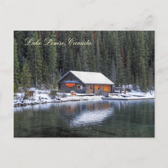 Lake Louise_Boat house_Post Card (Front)