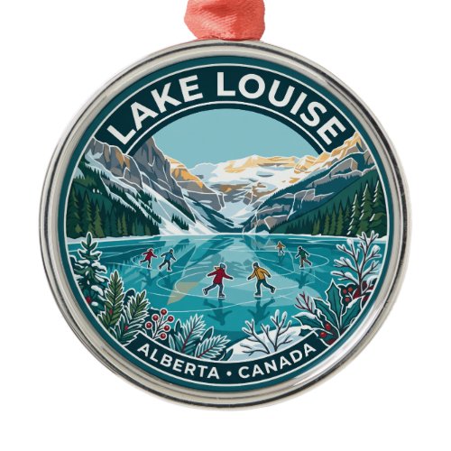 Lake Louise Canada Metal Ornament