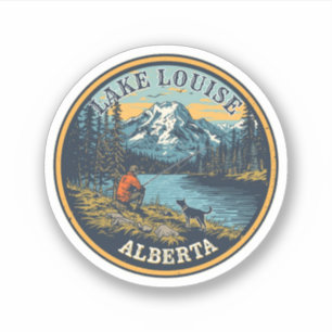 Lake Louise Canada Travel Gift Banff National Park Sticker