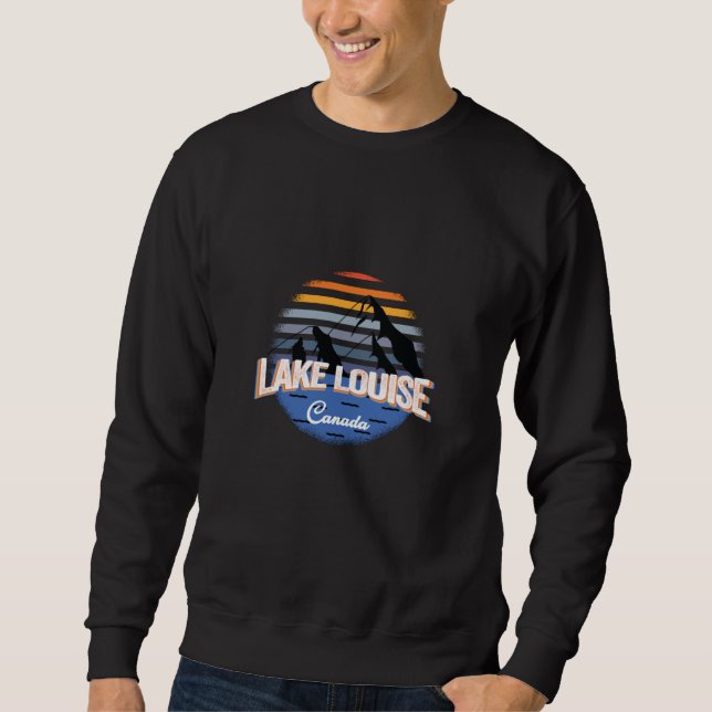 Lake Louise - Canada - Vintage Sunset Sweatshirt (Front)
