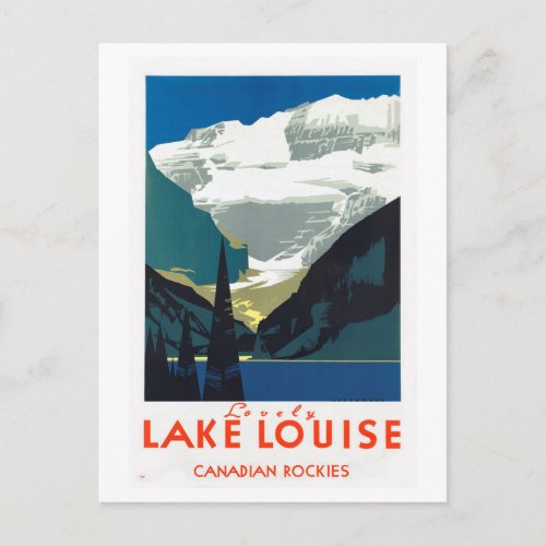 Lake Louise Canadian Rockies Canada Postcard