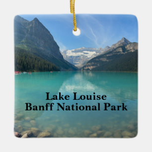 Lake Louise in Banff Canada Ceramic Ornament