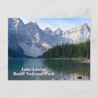 Lake Louise in Banff Canada Holiday Postcard