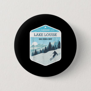Lake louise ski resort canada snowboarding skiing button