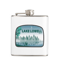Lake Lowell Idaho Deer Flask