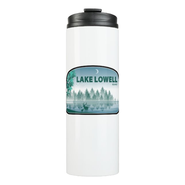 Lake Lowell Idaho Deer Thermal Tumbler (Front)