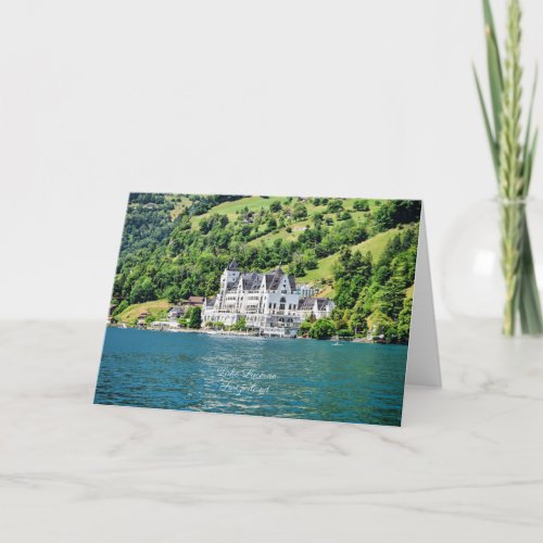 Lake Lucerne Switzerland Card