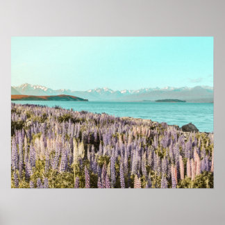 Lake Lupins | Art Print