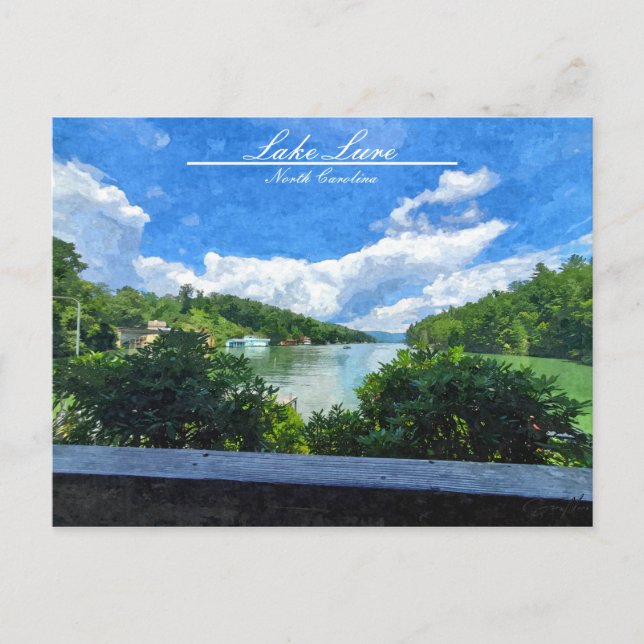 Lake Lure North Carolina Postcard (Front)