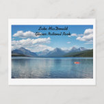 Lake Macdonald, Glacier National Park Postcard at Zazzle