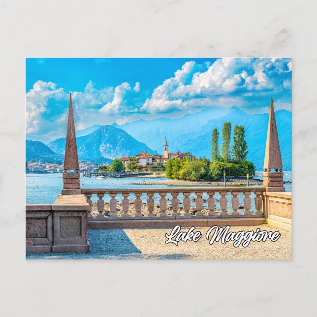 Lake Maggiore, Italy Postcard (Front)