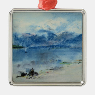 Lake Maggiore Metal Ornament