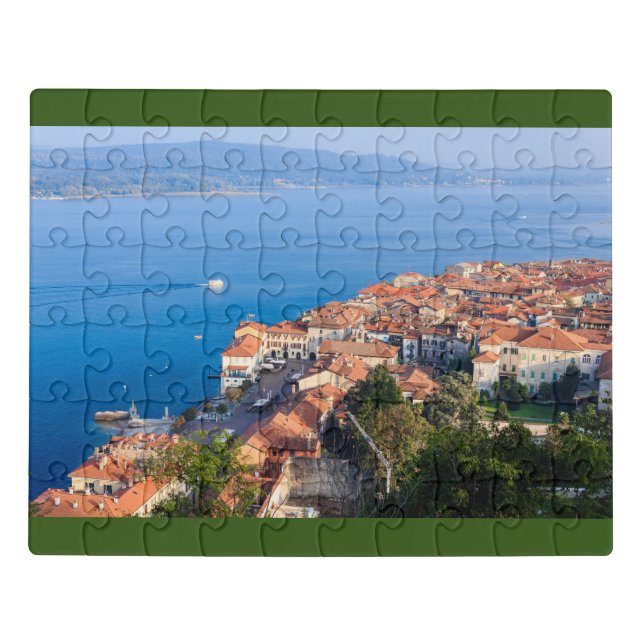 Lake Maggiore on puzzle (Puzzle Horizontal)