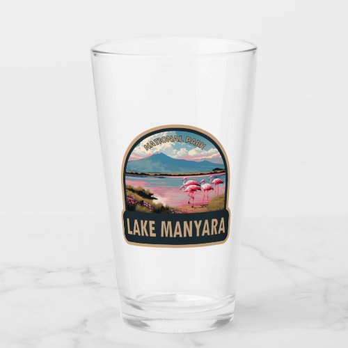 Lake Manyara National Park Tanzania Travel Vintage Glass
