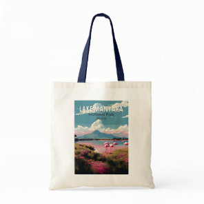 Lake Manyara National Park Tanzania Travel Vintage Tote Bag